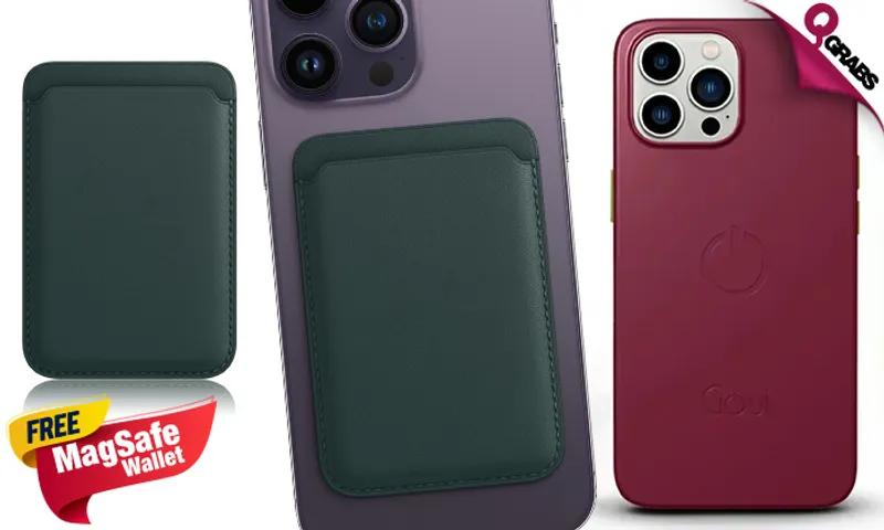 Magnetic Case for iPhone 14 Pro & Pro Max + FREE MagSafe Wallet!
